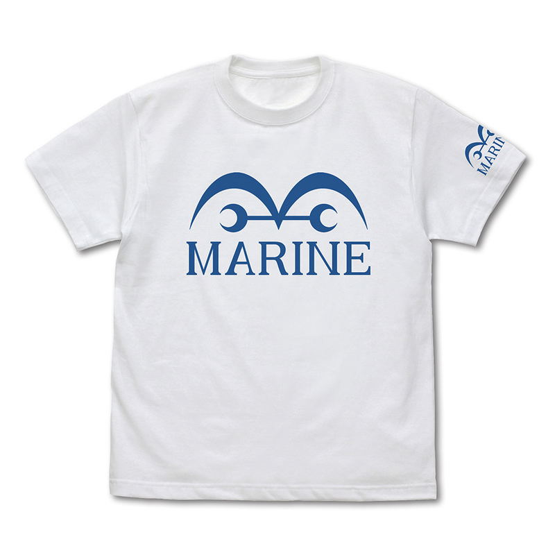 One Piece - Marine T-shirt Ver.2.0 (White | Size S) image 1