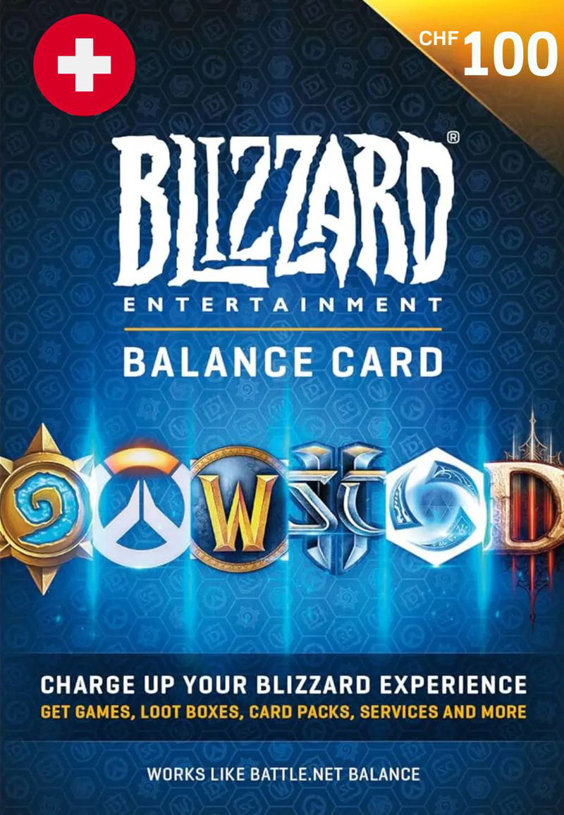 Blizzard Gift Card (CHF 100) | Switzerland Account <span class="ext ext_digital">digital</span> image 1