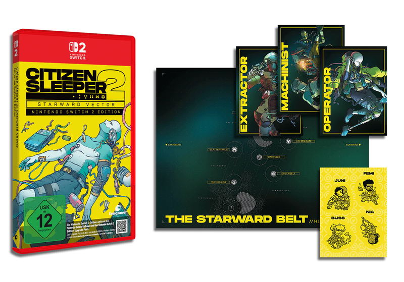 Citizen Sleeper 2: Starward Vector - Nintendo Switch 2 Edition (German Cover) <span class="ext" style="background-color: #00e206; color: #FFFFFF;">Game Cart</span> image 1