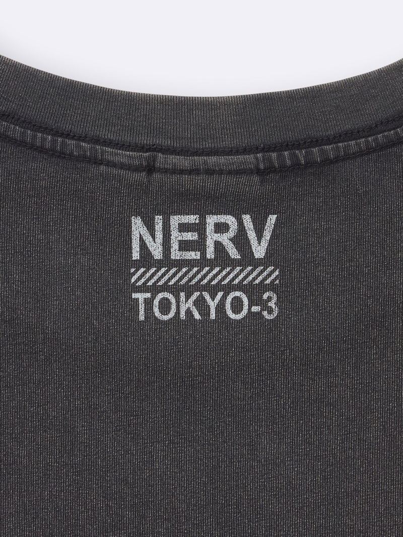 GU Evangelion Washed T-shirt (Dark Gray | Size L) image 5
