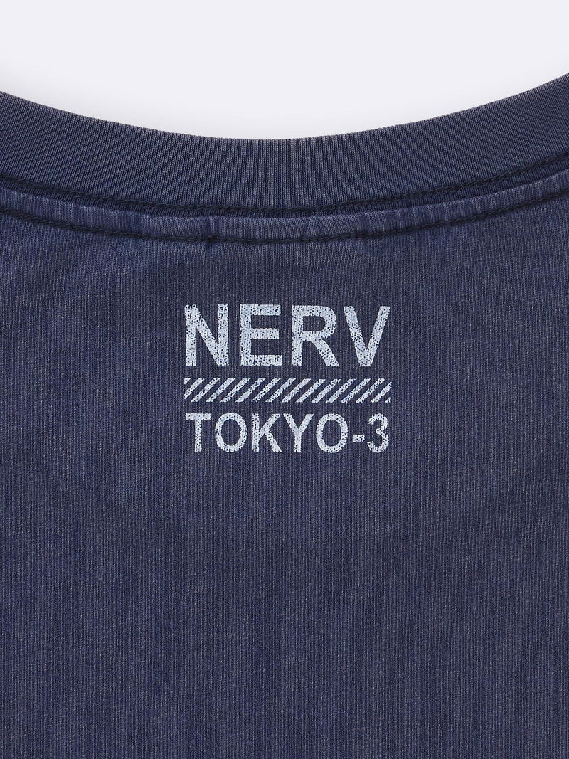 GU Evangelion Washed T-shirt (Navy | Size L) image 5