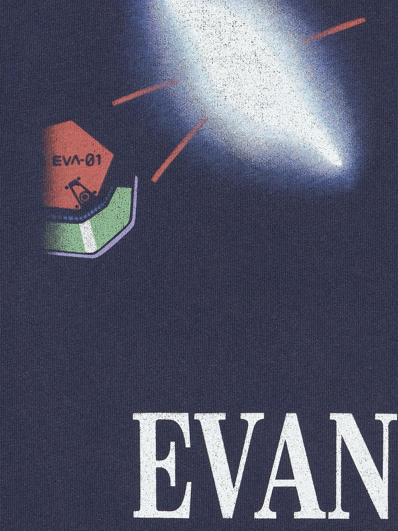 GU Evangelion Washed T-shirt (Navy | Size S) image 4