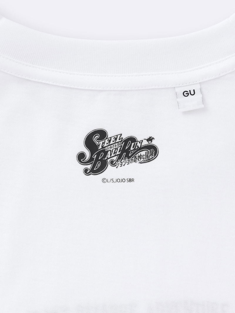 GU JoJo's Bizarre Adventure - Steel Ball Run T-shirt (White | Size L) image 3