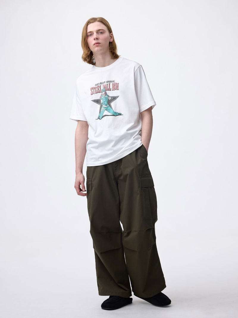 GU JoJo's Bizarre Adventure - Steel Ball Run T-shirt (White | Size L) image 6
