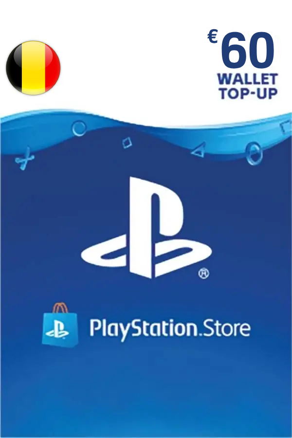 PSN Card 60 EUR | Playstation Network Belgium <span class="ext ext_digital">digital</span> image 1
