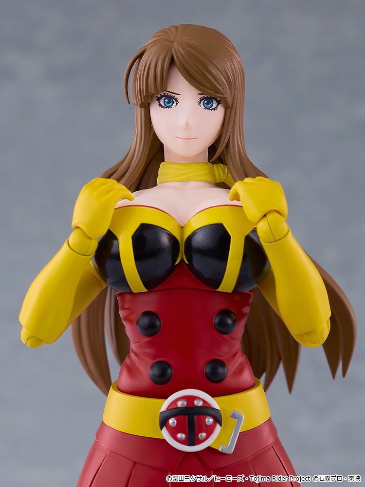 figma No. 699 Tojima Wants to Be a Kamen Rider: Okada Yuriko (Electro-Wave Human Tackle Ver.) [GSC Online Shop Limited Ver.] image 9