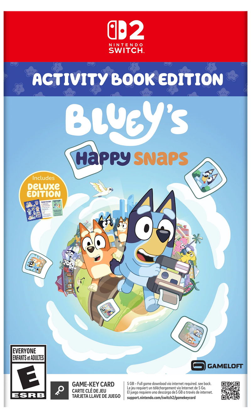 Bluey’s Happy Snaps [Activity Book Edition] <span class="ext" style="background-color: #ff8c00; color: #FFFFFF;">Game Key Cart</span> image 1
