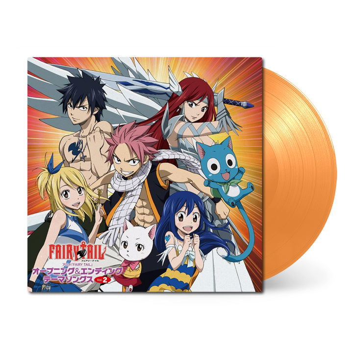 Fairy Tail Opening & Ending Songs Vol.2 (Clear Orange Vinyl) image 1