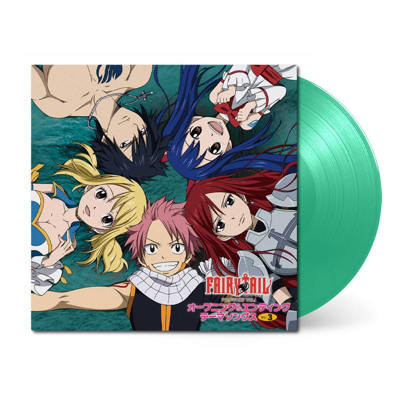 Fairy Tail Opening & Ending Songs Vol.3 (Clear Green Vinyl) image 1