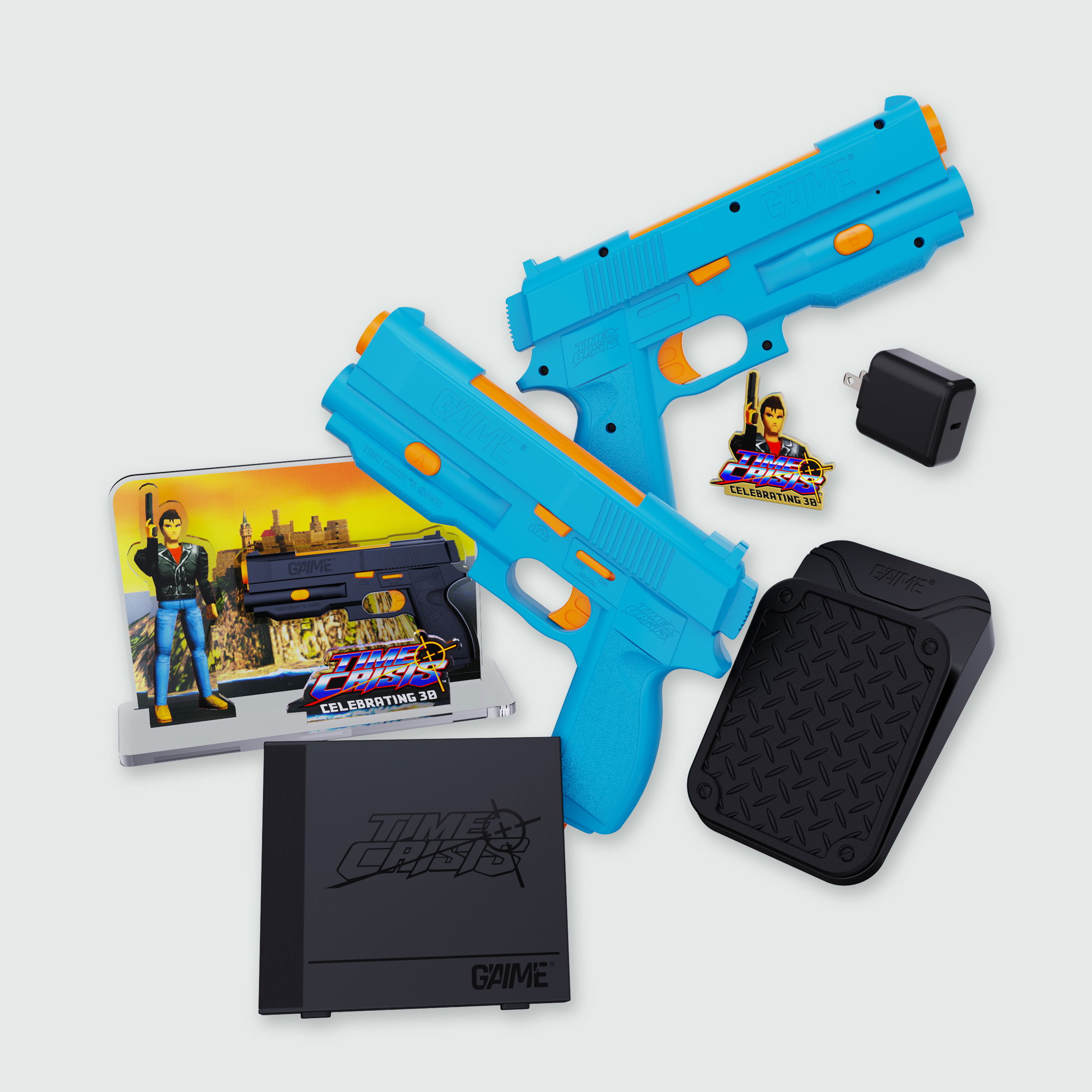 G'AIM'E Time Crisis Light Gun (Blue) [Ultimate]