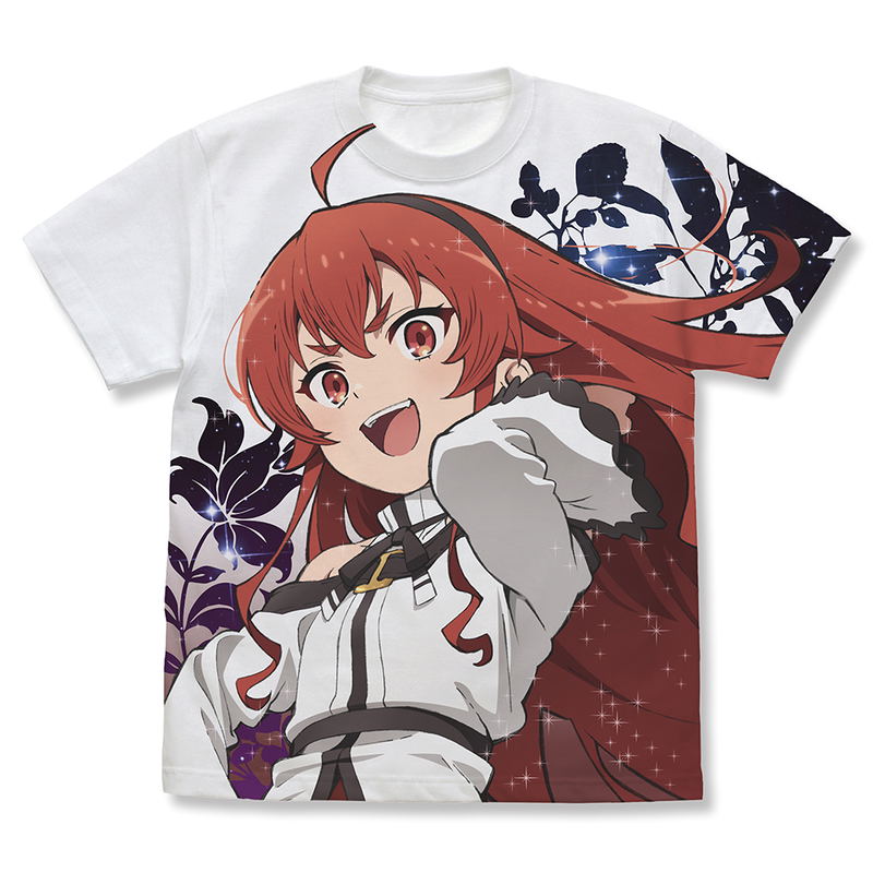 Anime Mushoku Tensei: Jobless Reincarnation Season 3 - Eris Full Graphic T-shirt (White | Size S) image 1
