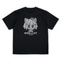 Tsukihime -A Piece Of Blue Glass Moon- God Cat Neco-Arc Plating T-shirt (Black | Size M) thumbnail 1