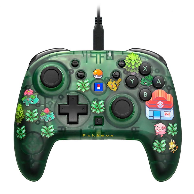 Wired Horipad TURBO for Nintendo Switch 2 (Pokémon Pixel Green) image 1