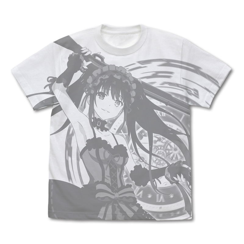 Date A Live IV - Kurumi Tokisaki All Print T-shirt (White | Size L) image 1