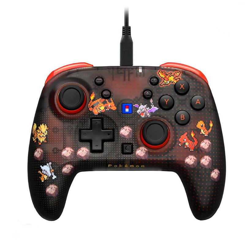 Wired Horipad TURBO for Nintendo Switch 2 (Pokémon Pixel Red) image 1