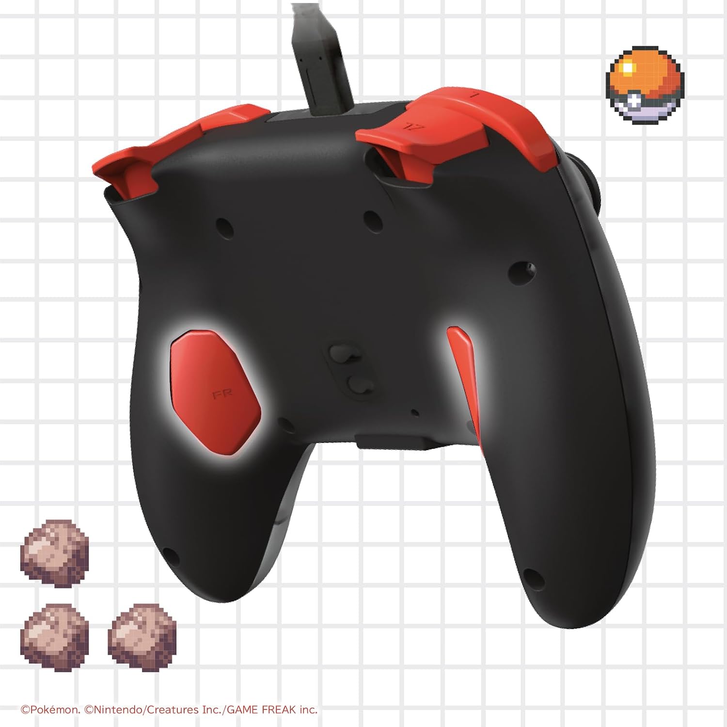 Wired Horipad TURBO for Nintendo Switch 2 (Pokémon Pixel Red) for