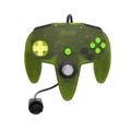 Hyperkin Captain+ Wired Controller for M64 / Nintendo 64 (Green) thumbnail 1