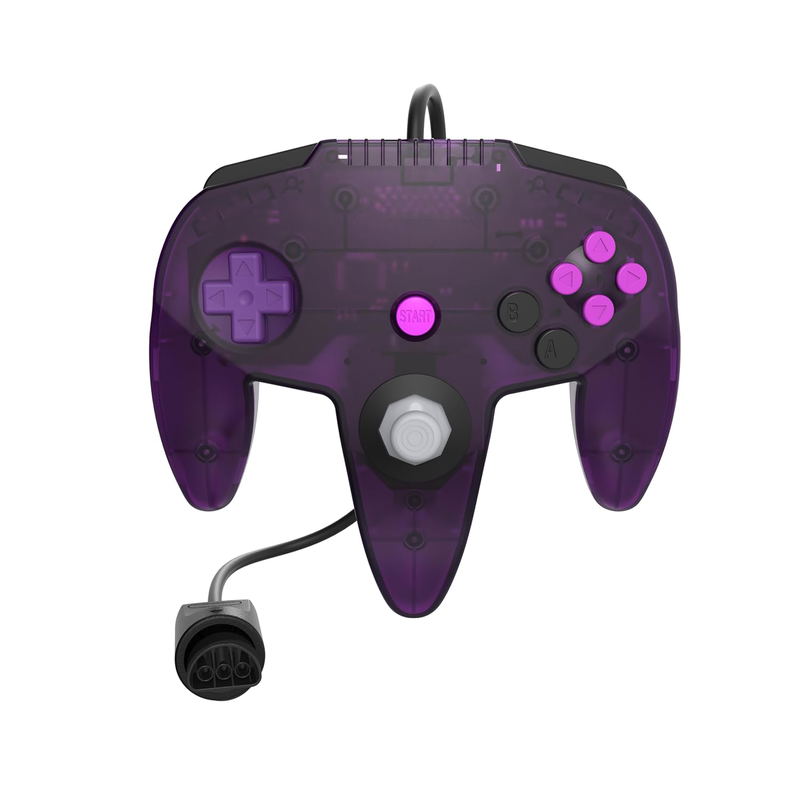 Hyperkin Captain+ Wired Controller for M64 / Nintendo 64 (Purple) image 1