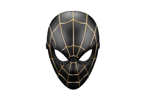 Role Play Mask Black & Gold Spiderman image 1