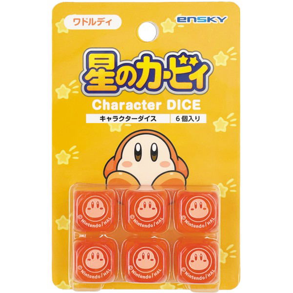 Kirby Character Dice / Waddle Dee EN-D03 (Set of 6 Pieces) image 1