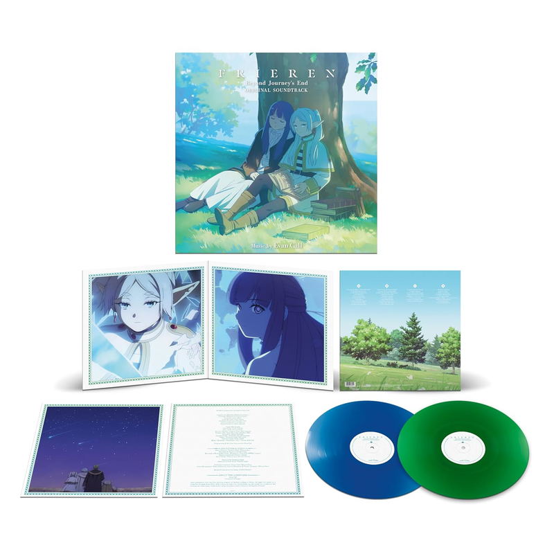 Frieren: Beyond Journey's End Original Soundtrack (Transluscent Emerald Green & Cobalt Blue Vinyl) image 1
