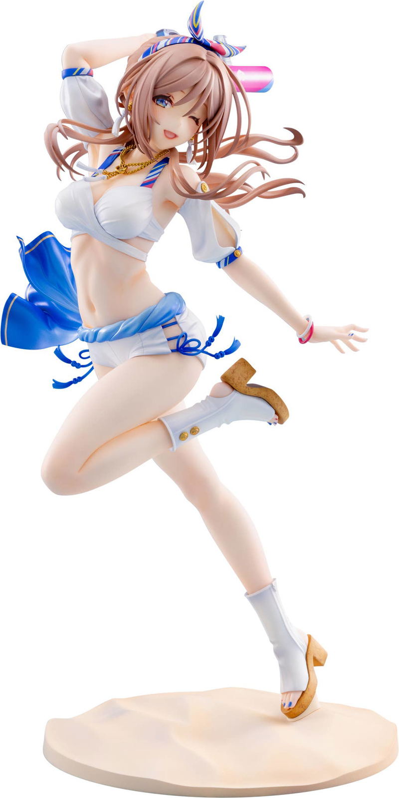 Gakuen Idolmaster 1/7 Scale Pre-Painted Figure: Himesaki Rinami Kimi to Semi Blue Ver. image 1