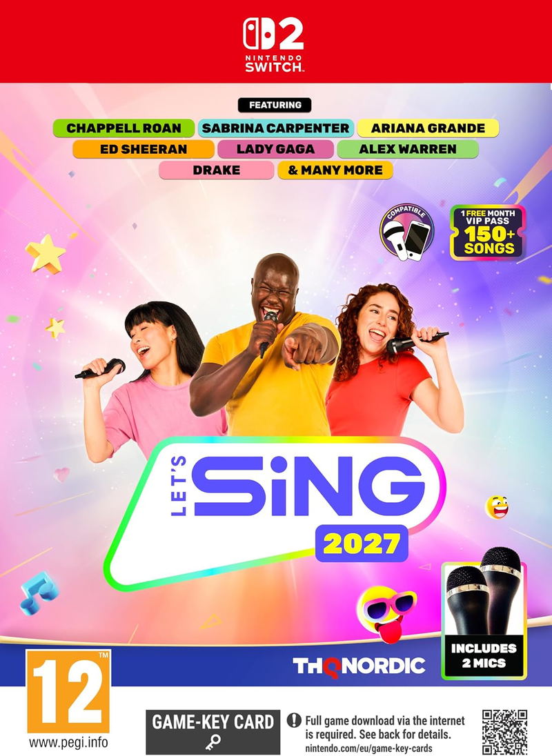 Let's Sing 2027 [2 Mic Bundle] <span class="ext" style="background-color: #ff8c00; color: #FFFFFF;">Game Key Cart</span> image 1