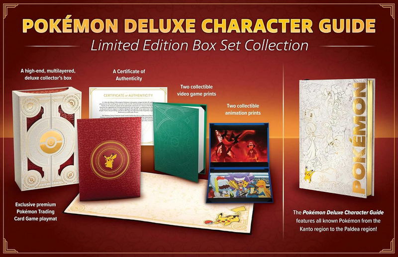 Pokemon Deluxe Character Guide Limited Edition Box Set Collection image 1