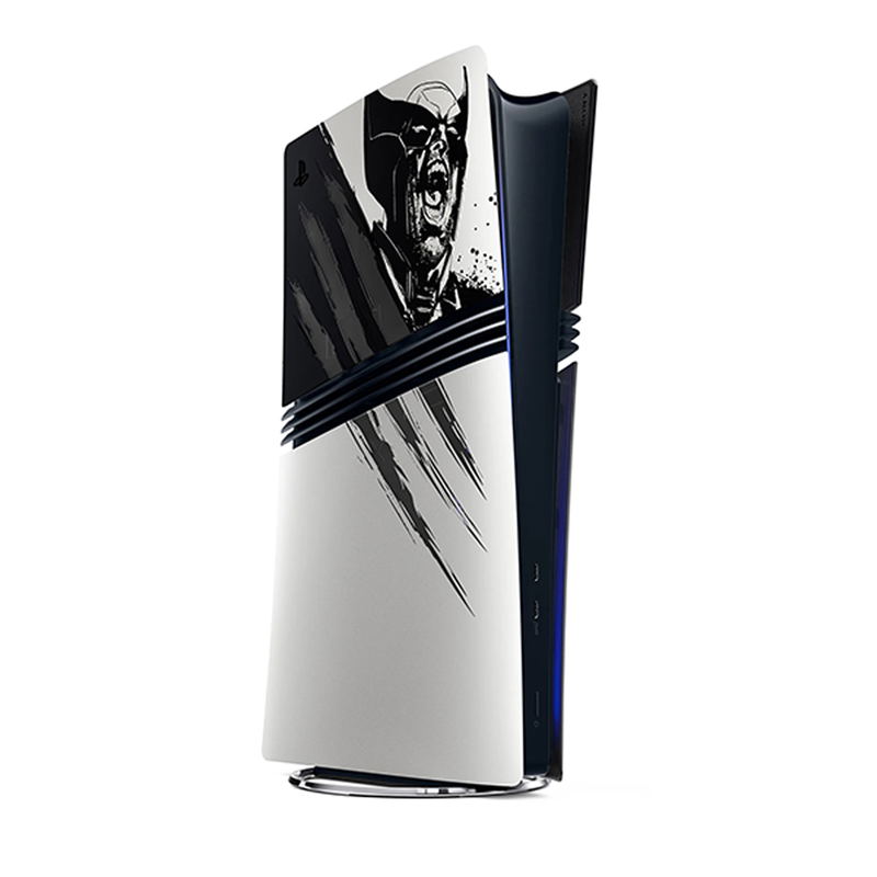 PS5 Pro Console Cover (Marvel's Wolverine Adamantium Limited Edition Bundle) image 1