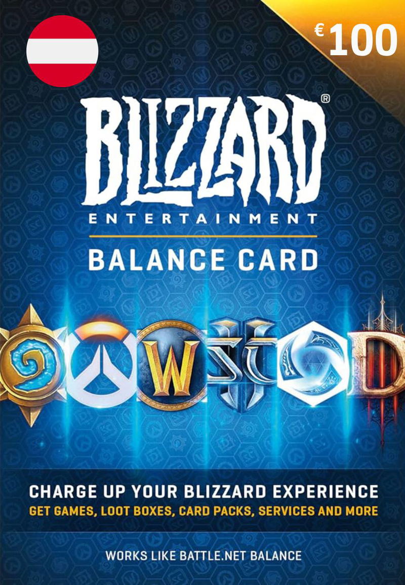 Blizzard Gift Card (EUR 100) | Austria Account <span class="ext ext_digital">digital</span> image 1