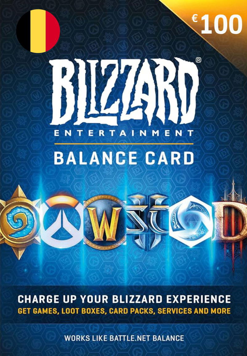 Blizzard Gift Card (EUR 100) | Belgium Account <span class="ext ext_digital">digital</span> image 1