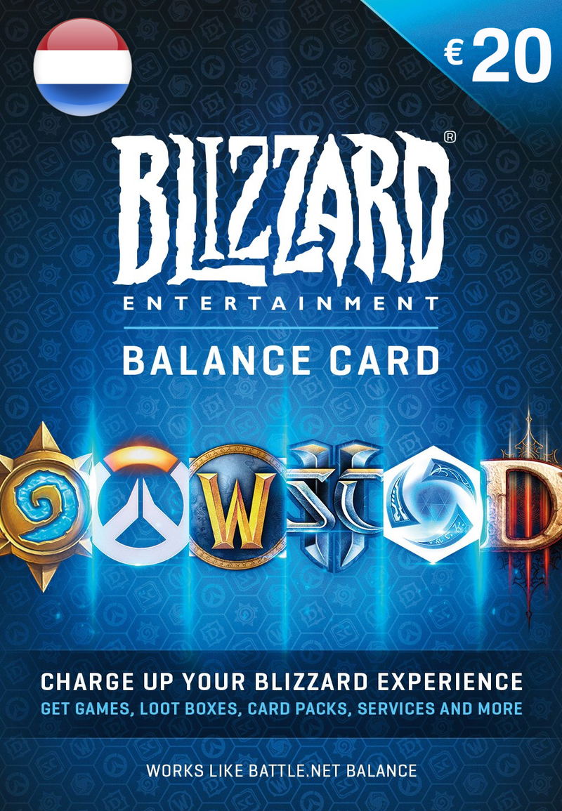 Blizzard Gift Card (EUR 20) | Netherlands Account <span class="ext ext_digital">digital</span> image 1