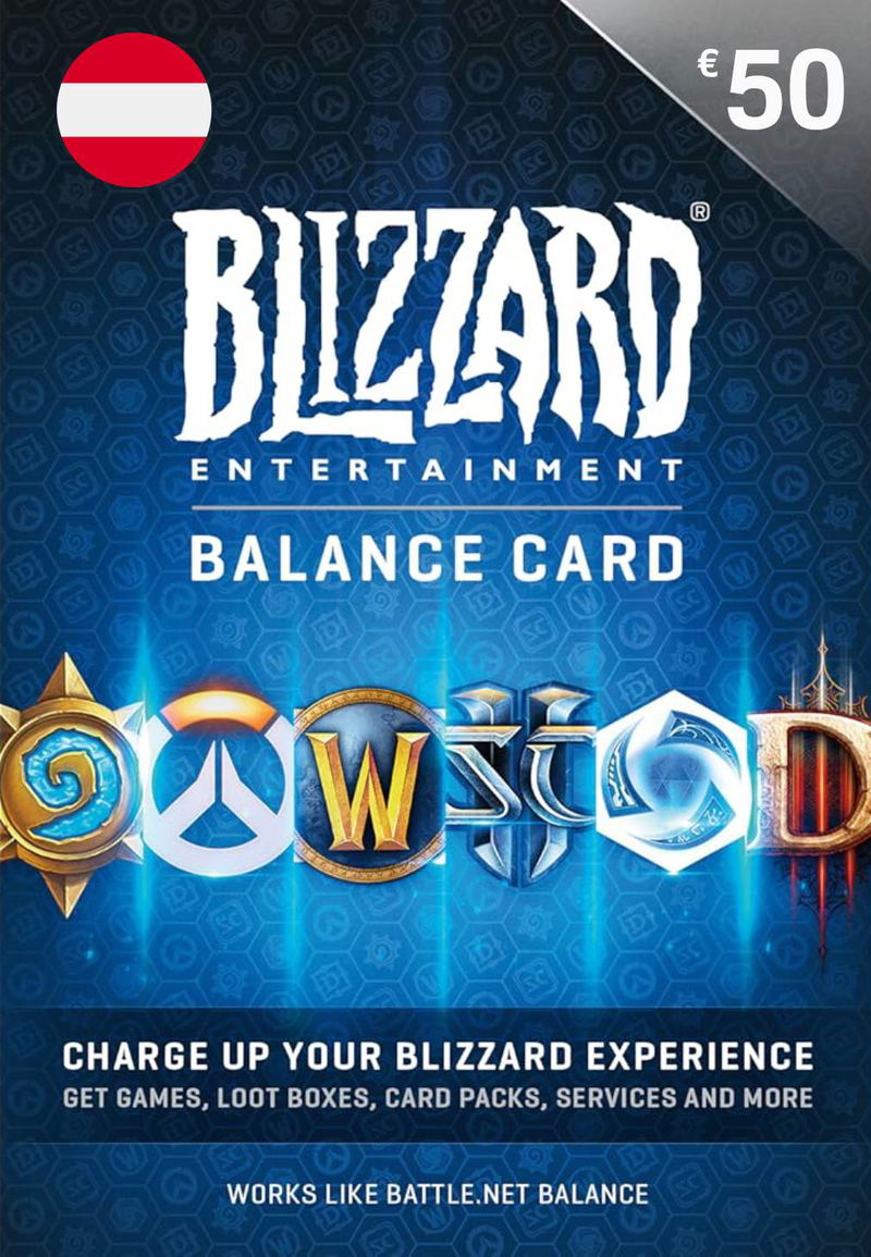 Blizzard Gift Card (EUR 50) | Austria Account <span class="ext ext_digital">digital</span> image 1