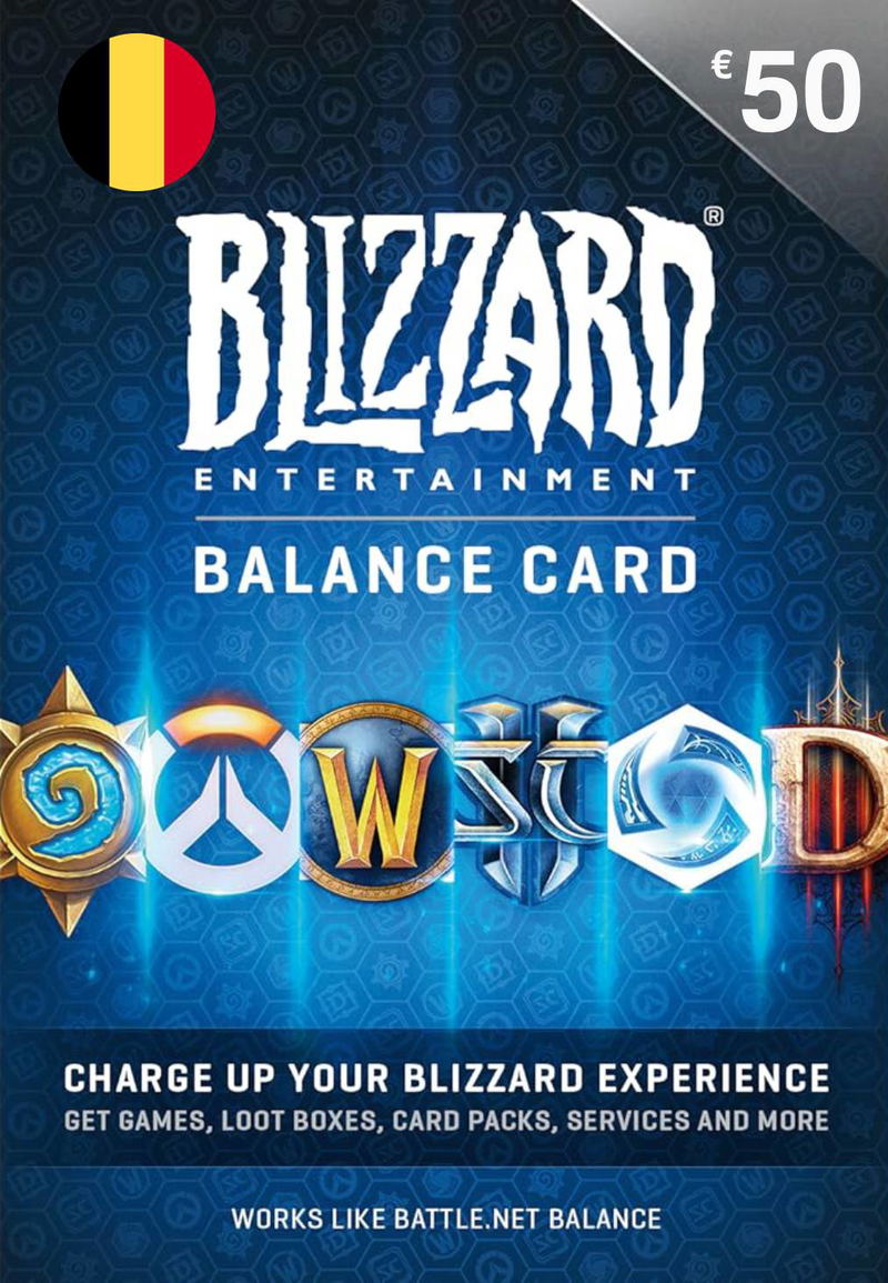 Blizzard Gift Card (EUR 50) | Belgium Account <span class="ext ext_digital">digital</span> image 1