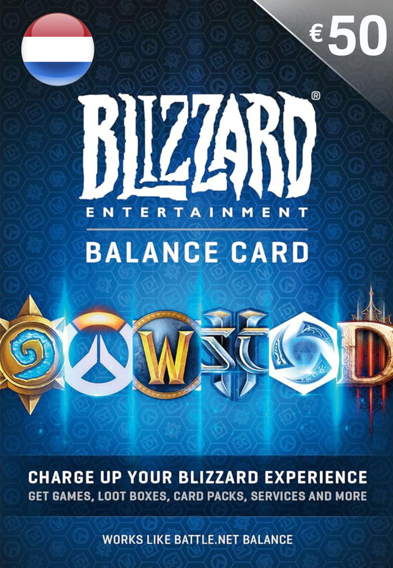 Blizzard Gift Card (EUR 50) | Netherlands Account <span class="ext ext_digital">digital</span> image 1