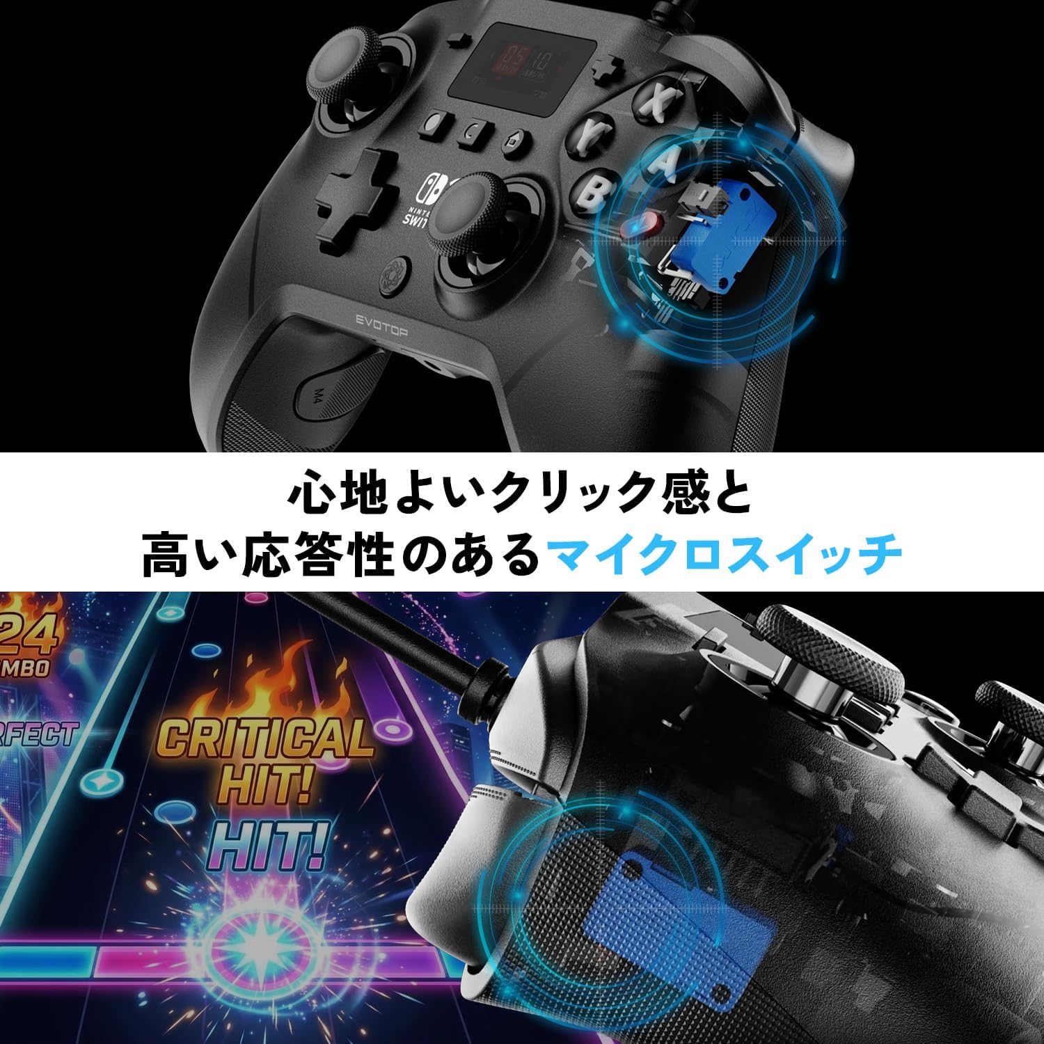 EVOTOP Axis Wired for Nintendo Switch 2 for Windows, Nintendo
