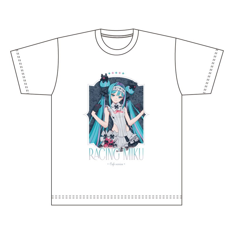 Racing Miku 2026 Cafe Ver. T-shirt (Size M) image 1
