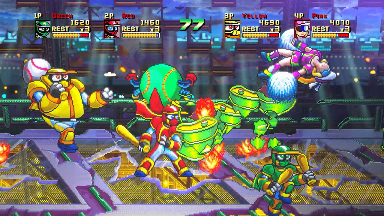 Ninja Baseball League-Man: Bases Loaded Game Cart for Nintendo