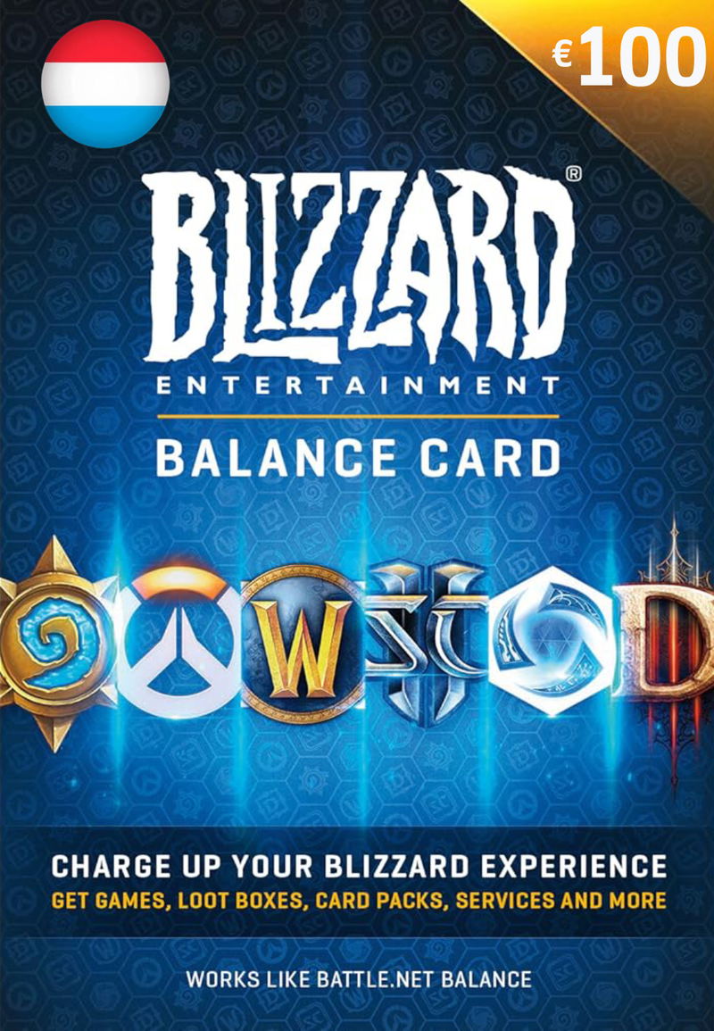 Blizzard Gift Card (EUR 100) | Luxembourg Account <span class="ext ext_digital">digital</span> image 1