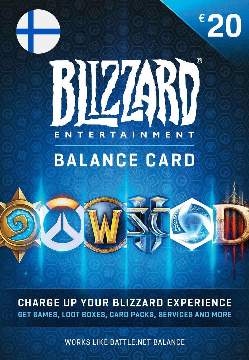 Blizzard Gift Card (EUR 20) | Finland Account <span class="ext ext_digital">digital</span> image 1