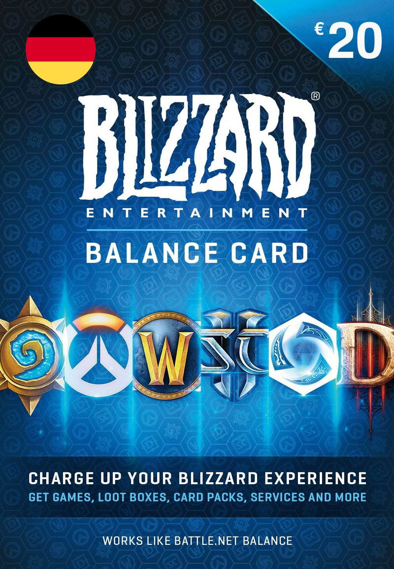 Blizzard Gift Card (EUR 20) | Germany Account <span class="ext ext_digital">digital</span> image 1