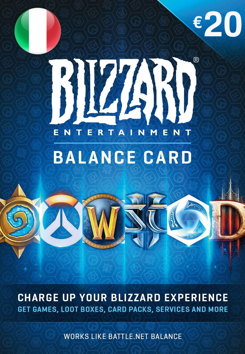 Blizzard Gift Card (EUR 20) | Italy Account <span class="ext ext_digital">digital</span> image 1