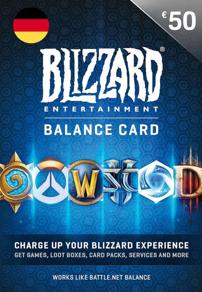Blizzard Gift Card (EUR 50) | Germany Account <span class="ext ext_digital">digital</span> image 1