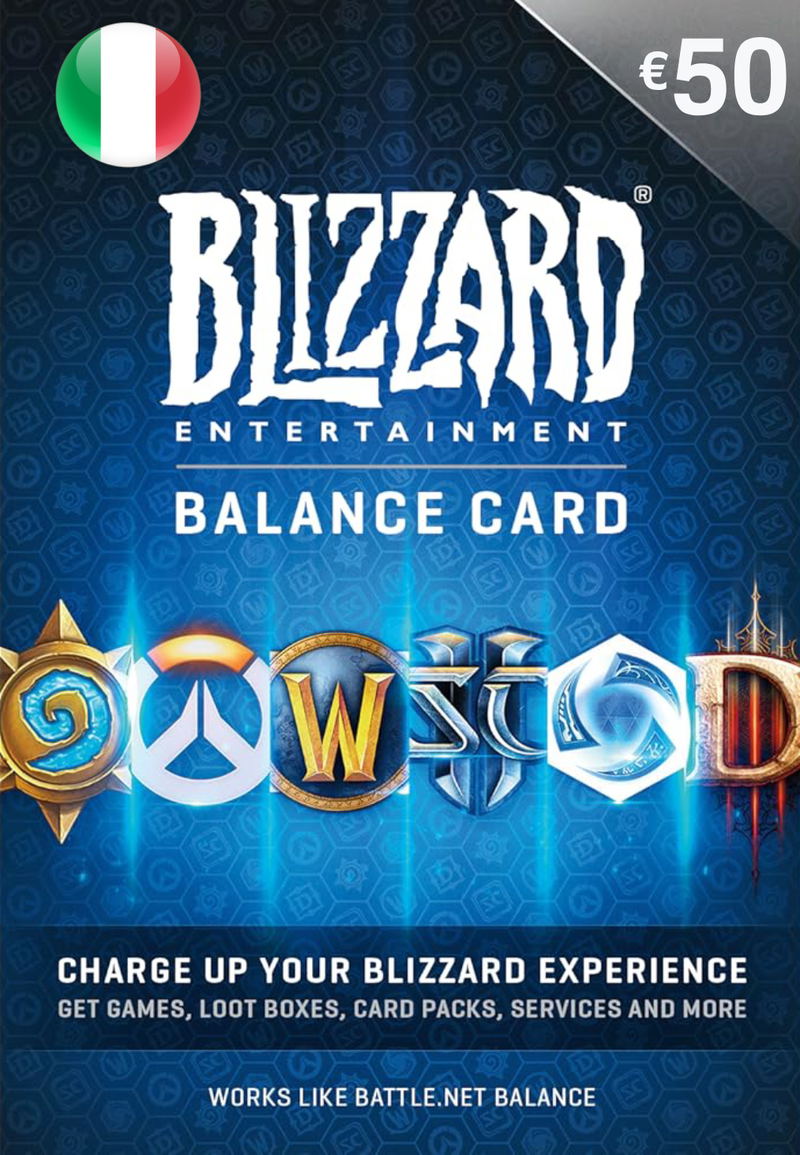 Blizzard Gift Card (EUR 50) | Italy Account <span class="ext ext_digital">digital</span> image 1