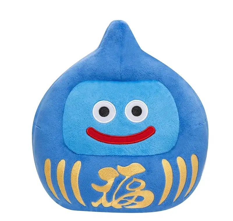 Dragon Quest Smile Slime Plush L Daruma Slime Blue image 1