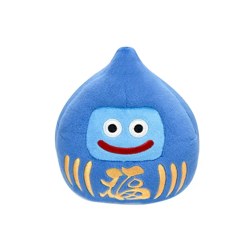 Dragon Quest Smile Slime Plush M Daruma Slime Blue image 1