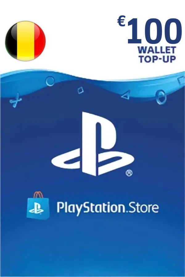 PSN Card 100 EUR | Playstation Network Belgium <span class="ext ext_digital">digital</span> image 1