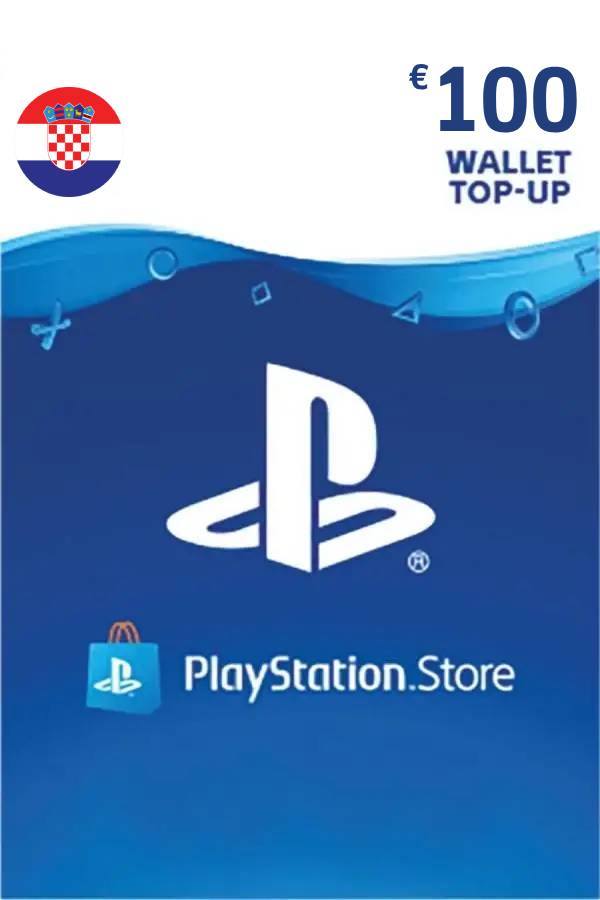 PSN Card 100 EUR | Playstation Network Croatia <span class="ext ext_digital">digital</span> image 1