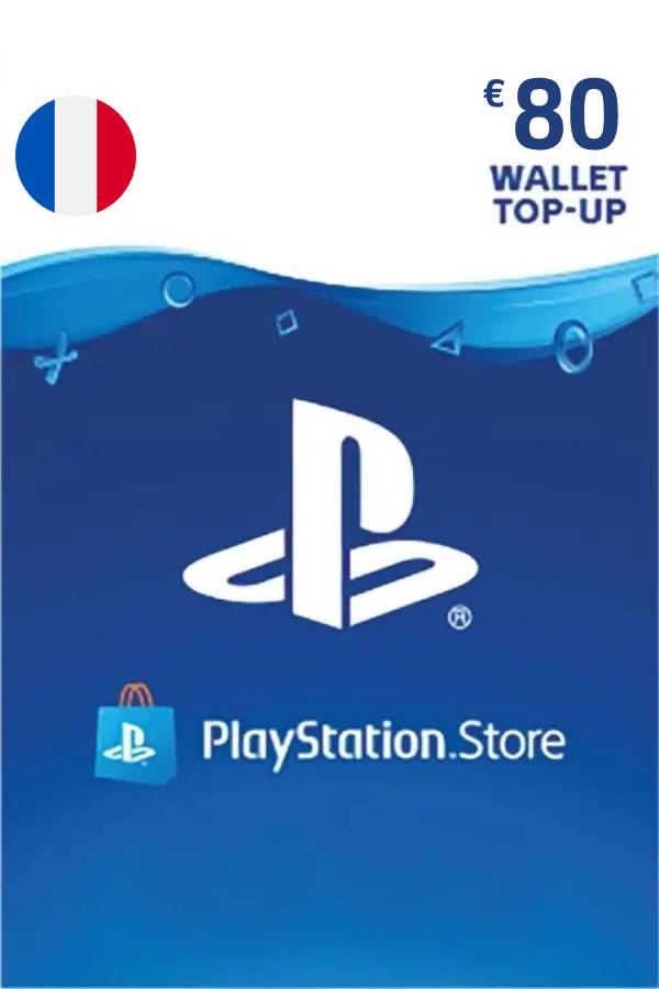 PSN Card 80 EUR | Playstation Network France <span class="ext ext_digital">digital</span> image 1