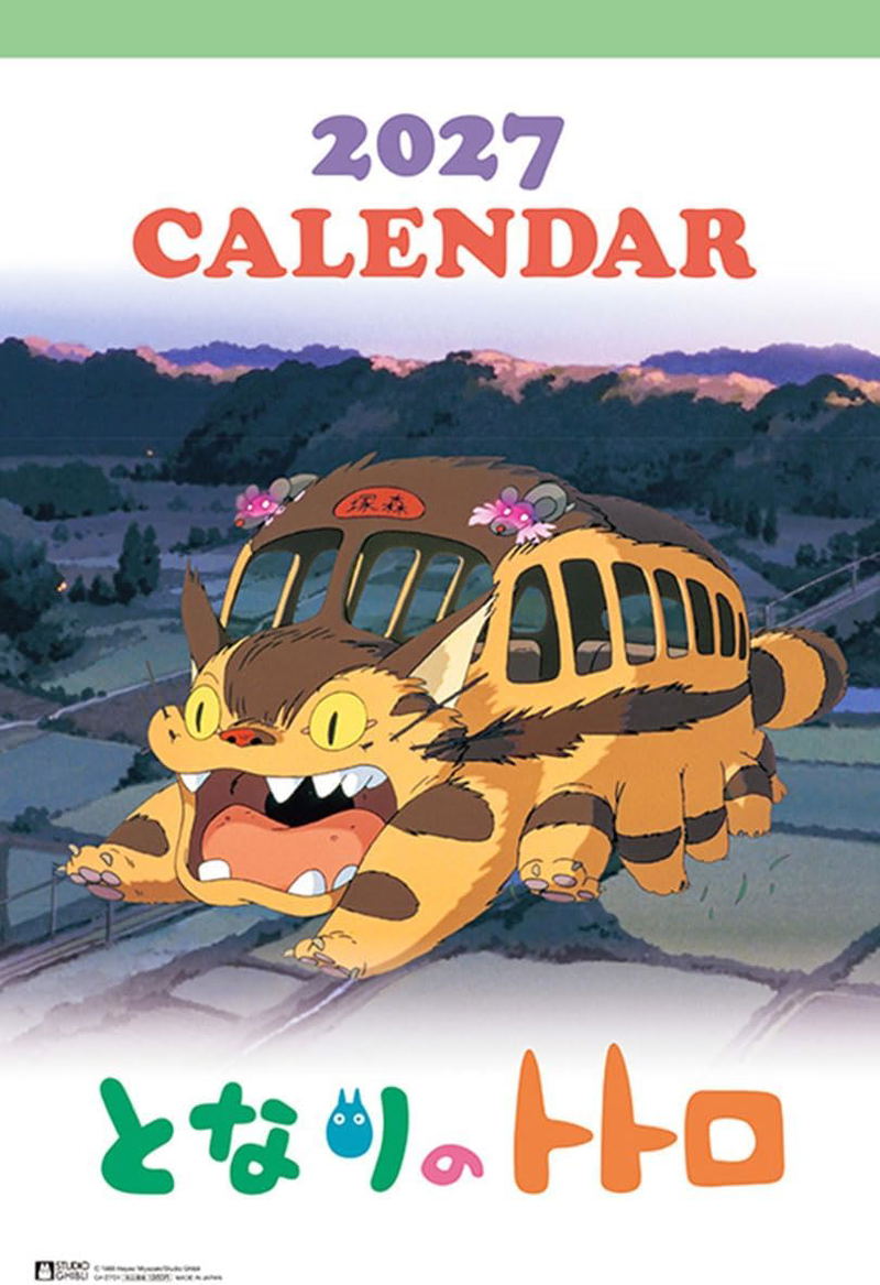 My Neighbor Totoro 2027 Wall Calendar image 1